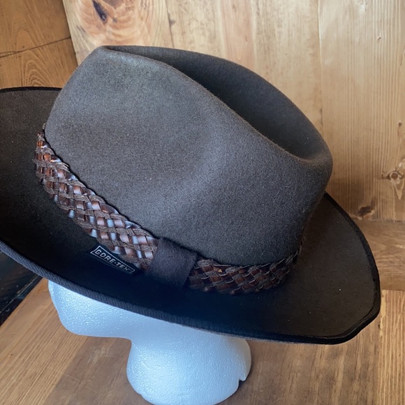 A. BREITER MUNCHEN GERMANY VINTAGE BROWN HAT GORE TEX LARGE - Picture 3 of 8